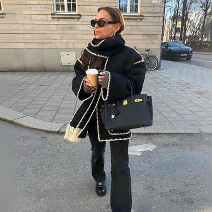 ODETTE | LUXURY COAT WITH BUTTONS